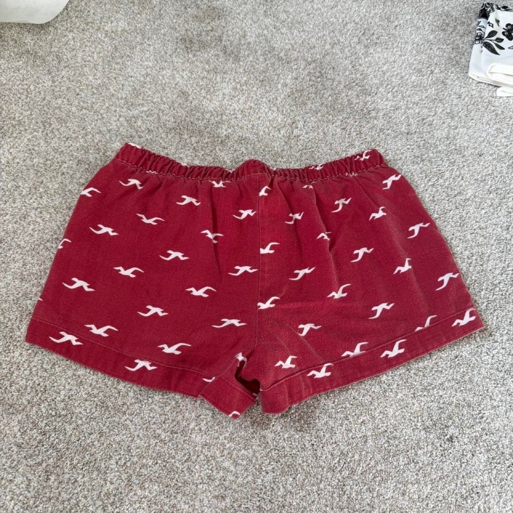 Y2K Hollister Seagull Print Sleep Shorts 💗 Size M - Picture 5 of 6